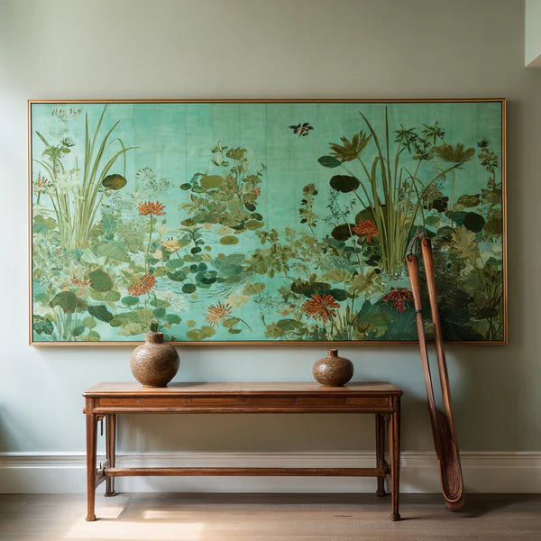 Quadro su tela da parete - Pronto da appendere - Palude