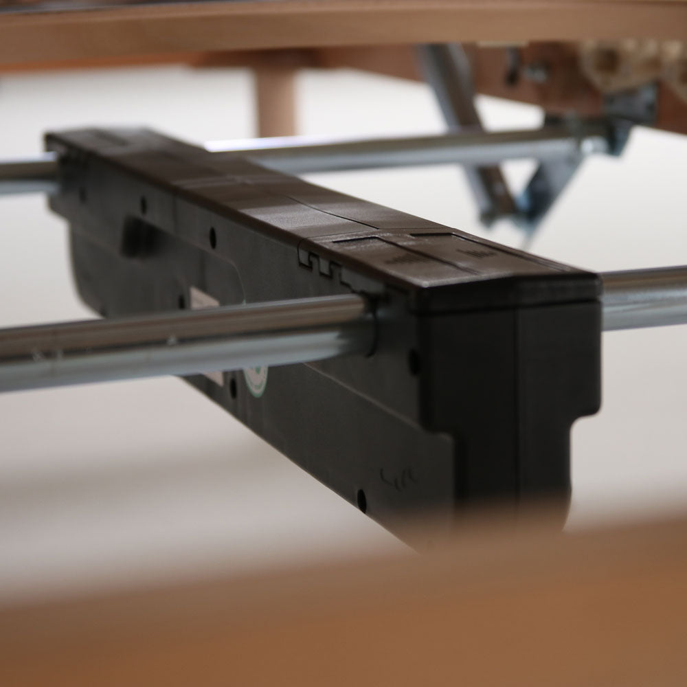 Rete letto a doghe in legno di faggio con movimento a motore dotata di telecomando - Rete Superior