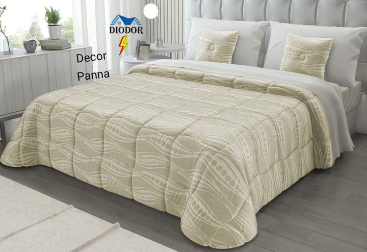 Nuova Trapunta Diodor in Morbidissimo Velluto Jacquard Inciso