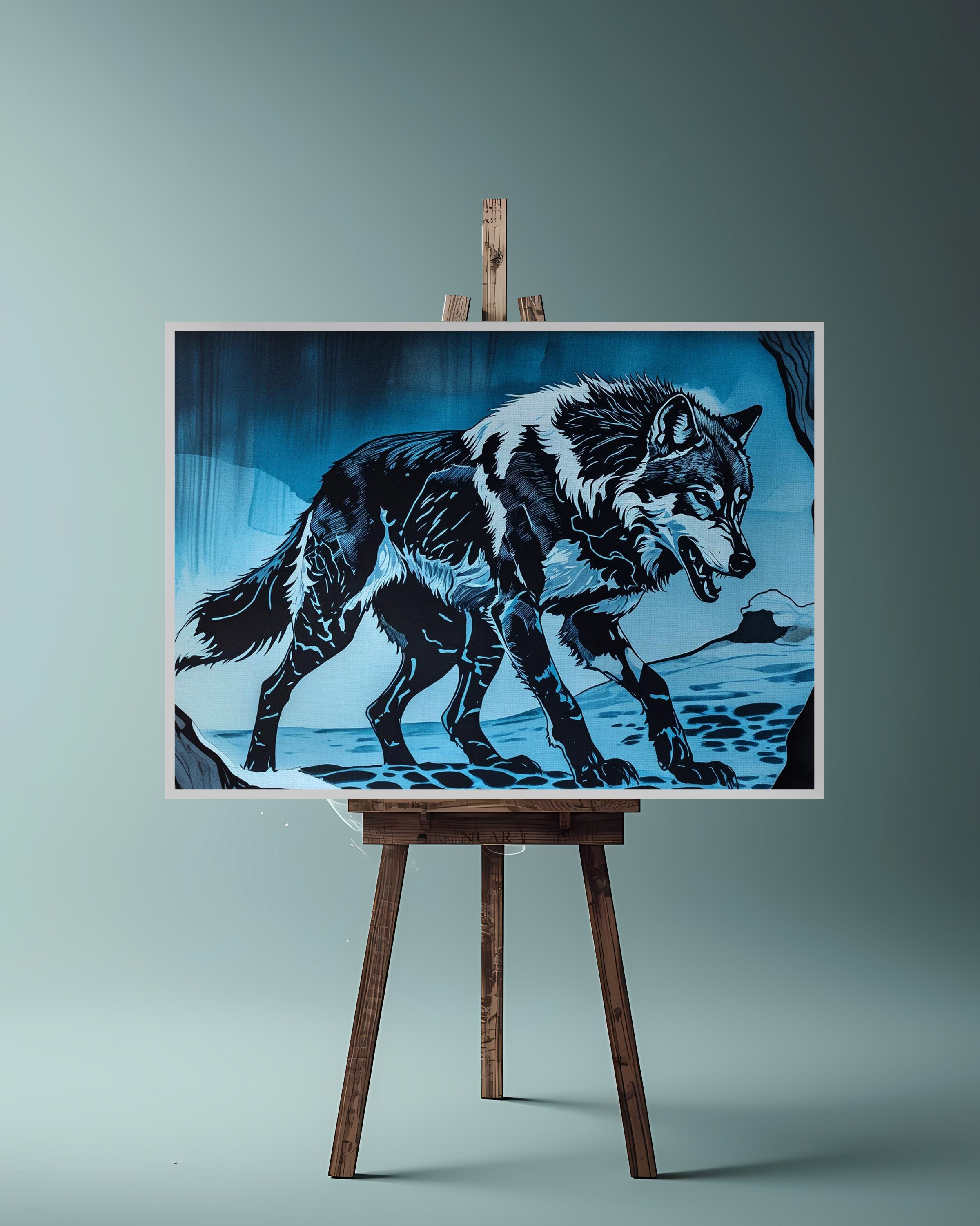 Quadro su tela da parete - Pronto da appendere - Solitario