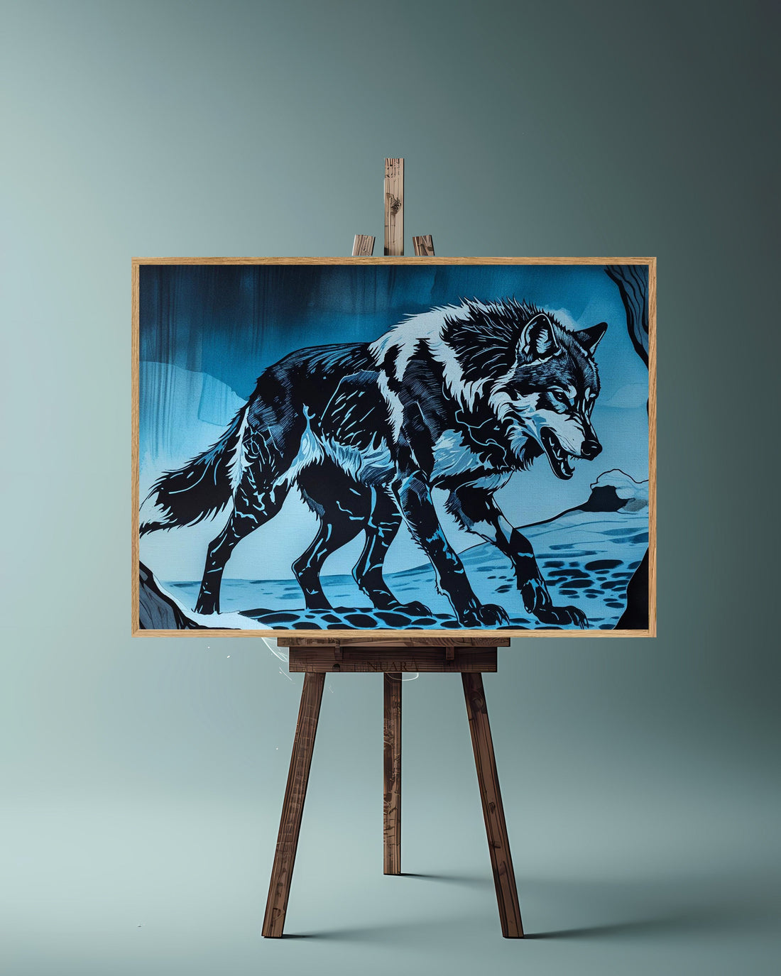 Quadro su tela da parete - Pronto da appendere - Solitario