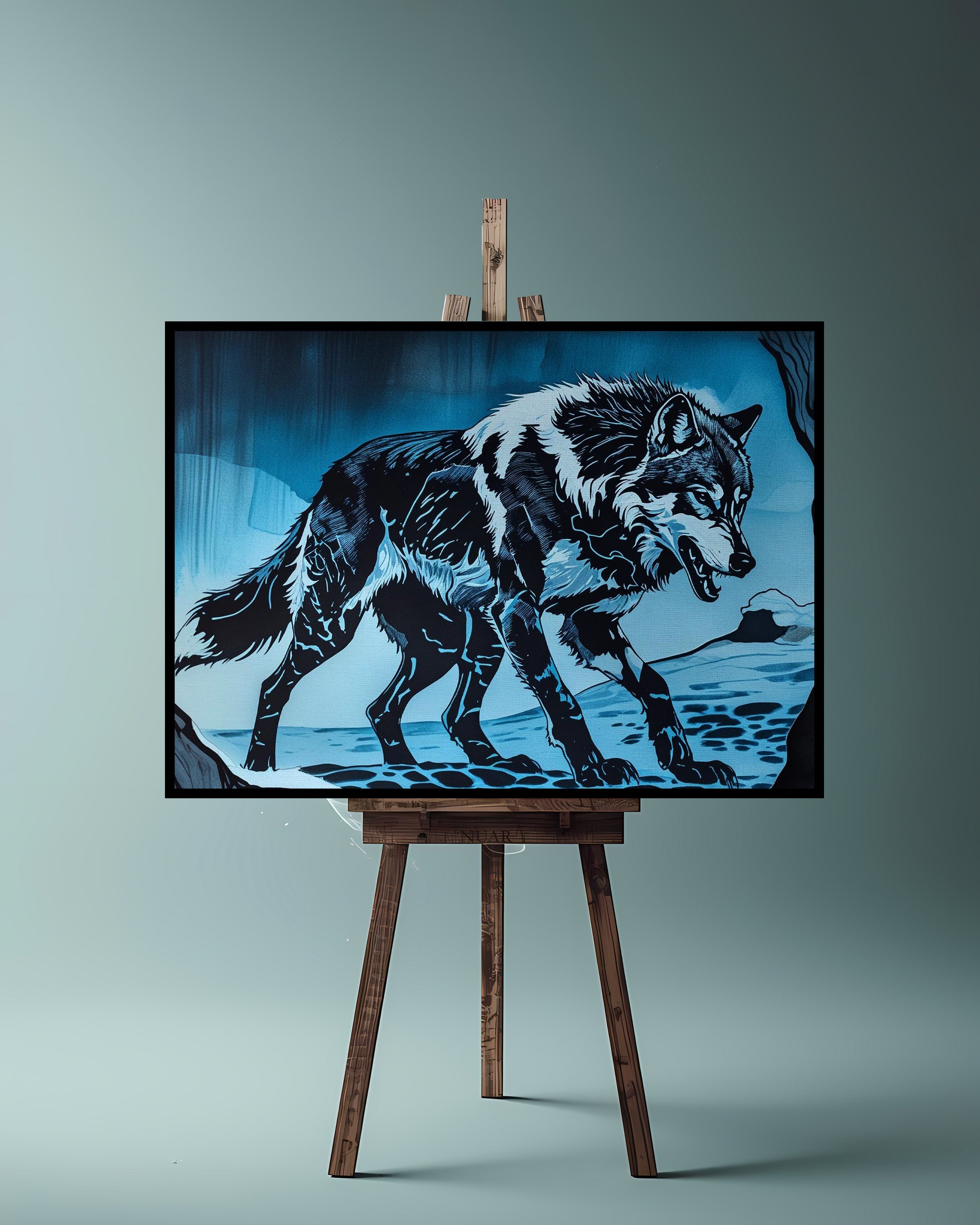 Quadro su tela da parete - Pronto da appendere - Solitario