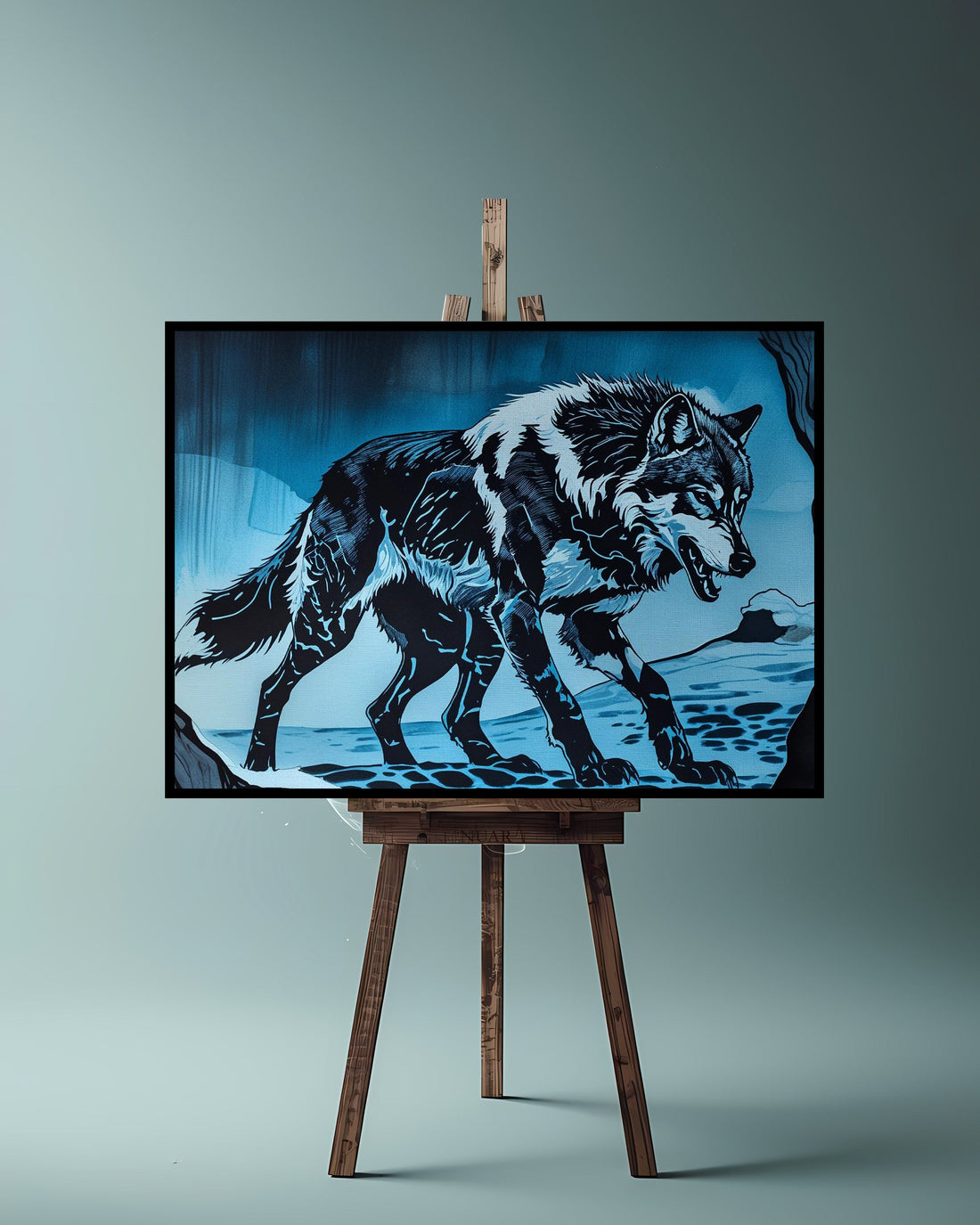 Quadro su tela da parete - Pronto da appendere - Solitario