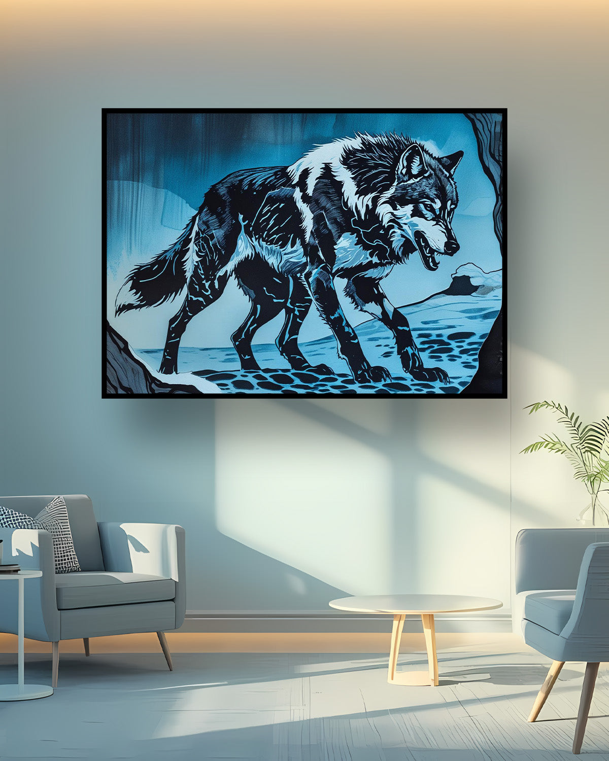 Quadro su tela da parete - Pronto da appendere - Solitario