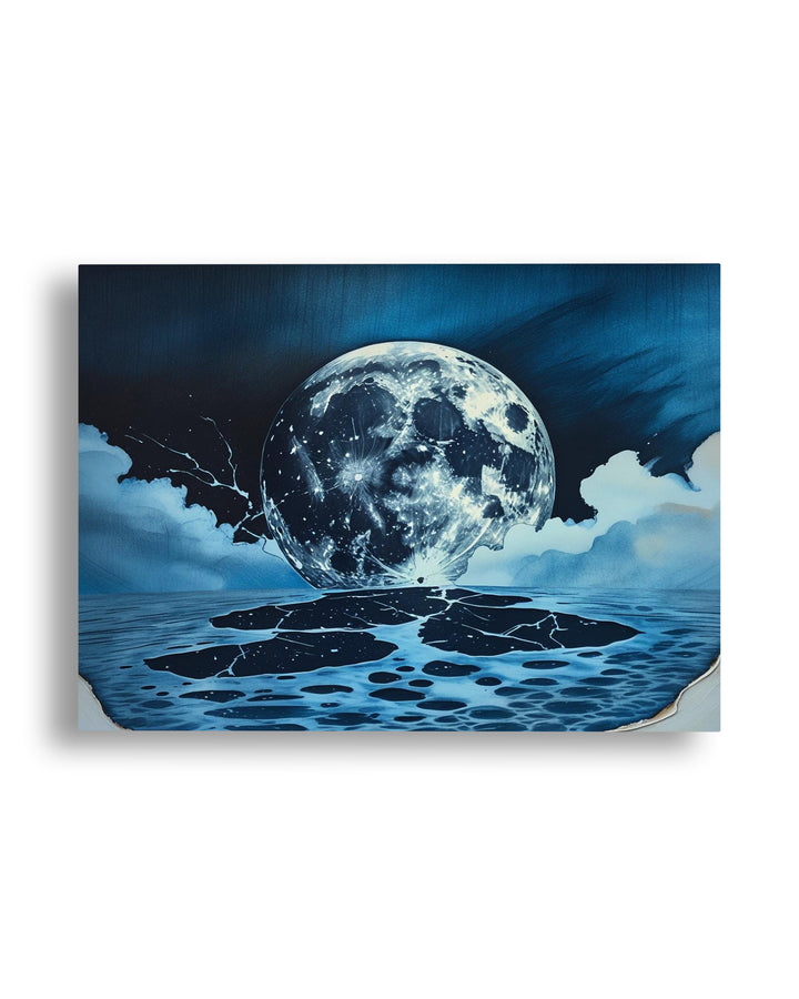 Quadro su tela da parete - Pronto da appendere - Lunatica