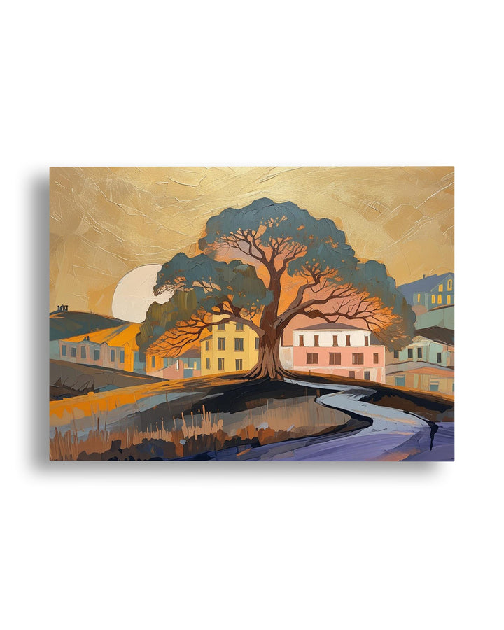 Quadro su tela da parete - Pronto da appendere - Al Tramonto