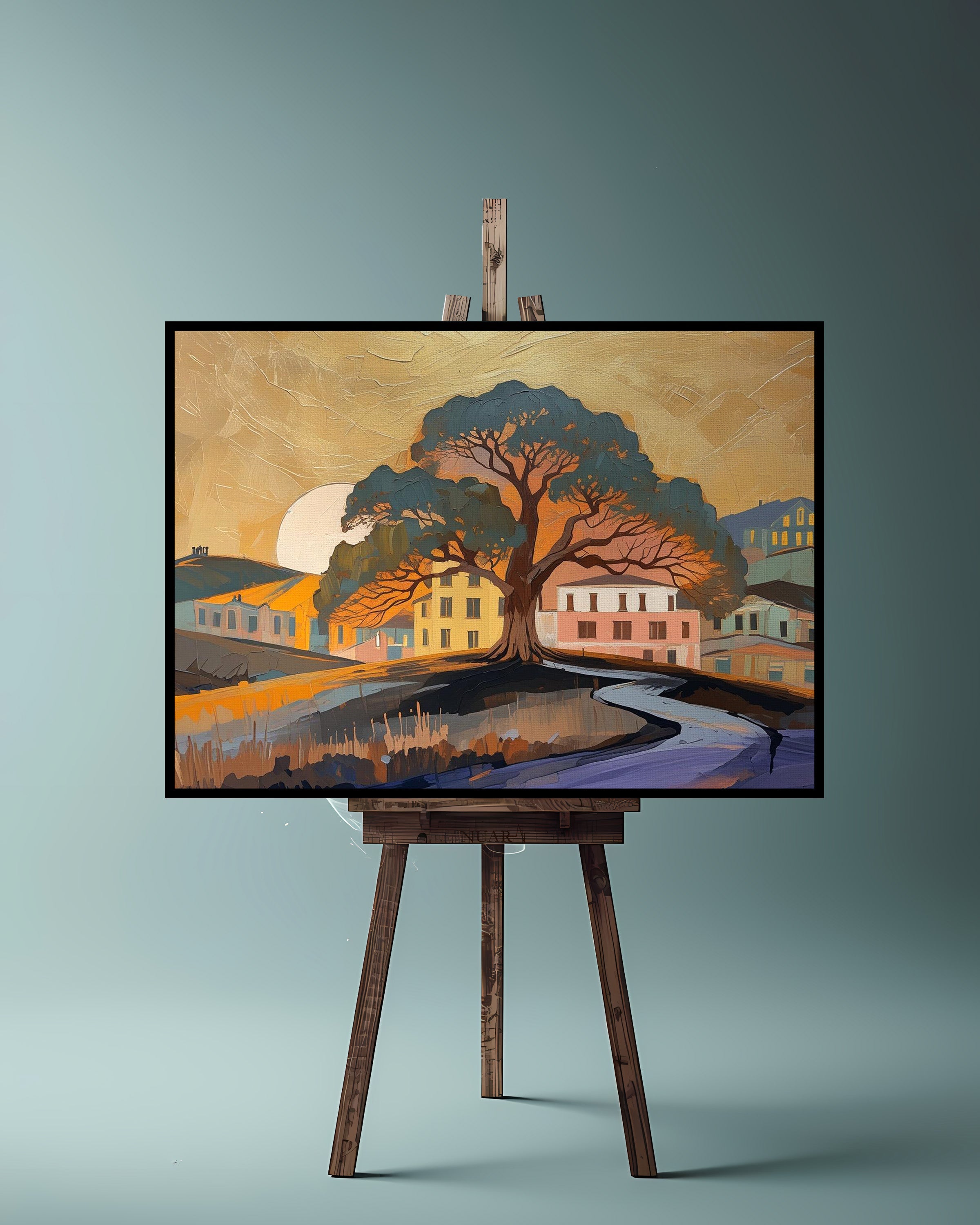 Quadro su tela da parete - Pronto da appendere - Al Tramonto