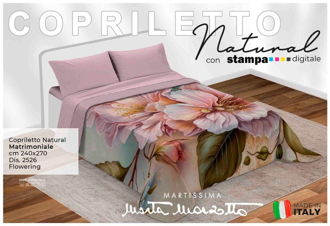 copriletto in stampa digitale di Marta Marzotto