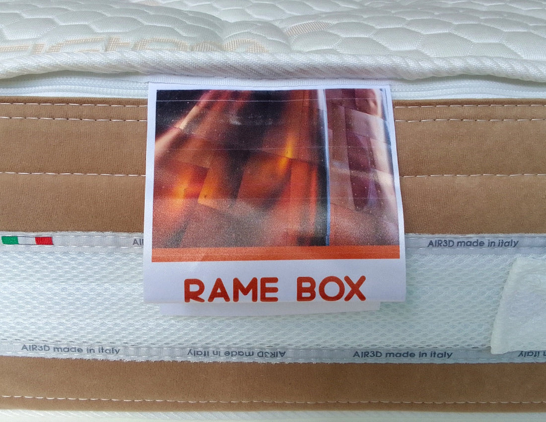 Materasso Rame Terapy in Memory gel H25 con 3D sul lato Estivo - FIVE RAME