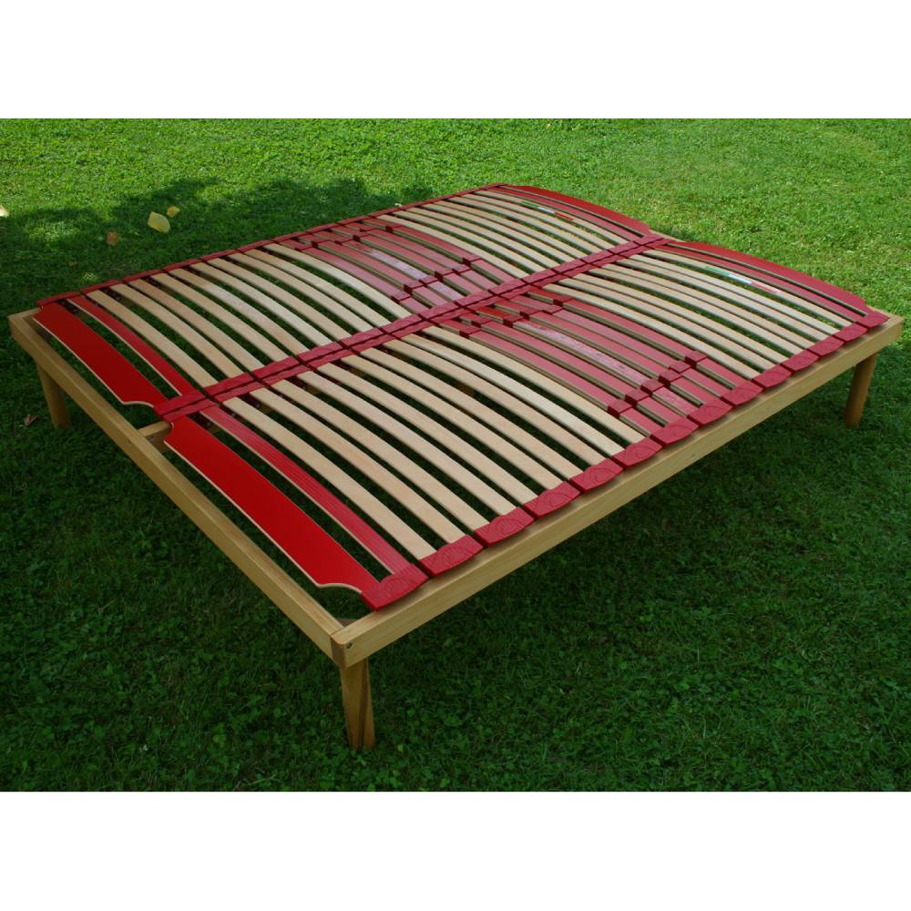 Rete a doghe universale in legno modello fissa con regolatori di rigidità e ammortizzatori alta 40 cm- Venere