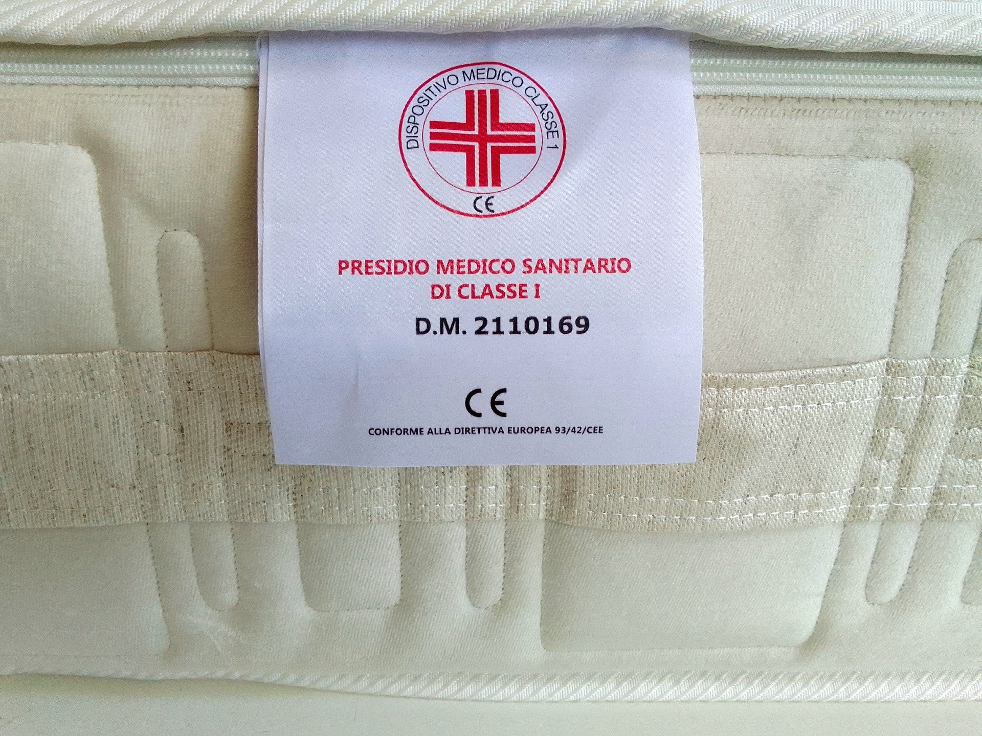 Materasso Memory alla Soia H24 Ortopedico Multionda Tessuto LINO e 3D- SOYA MEMORY