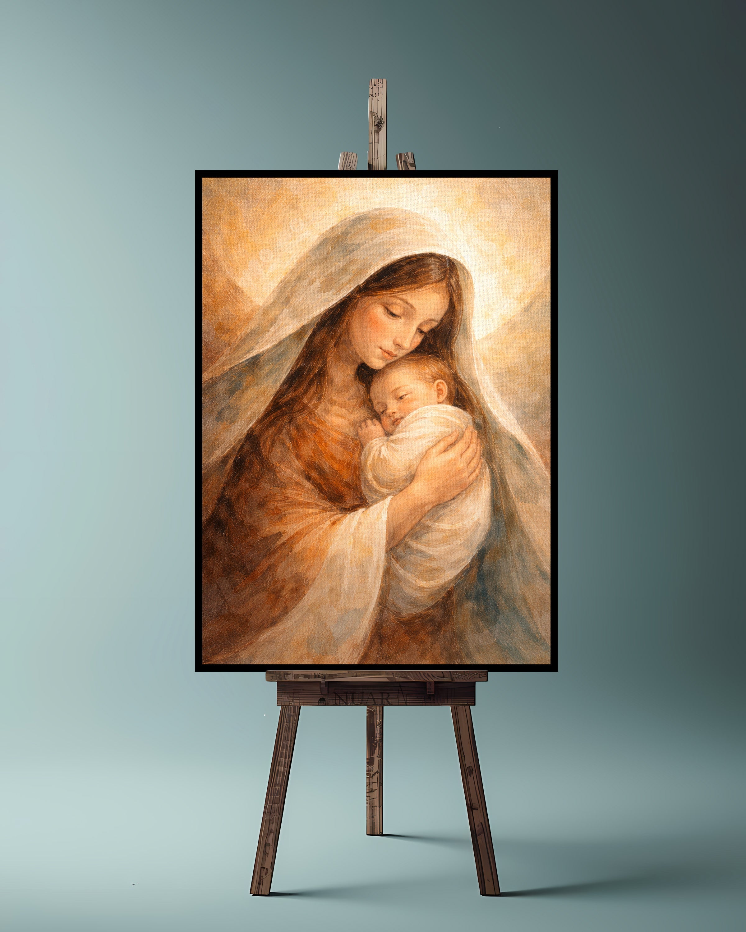 Quadro su tela da parete - Pronto da appendere - Divino Amore